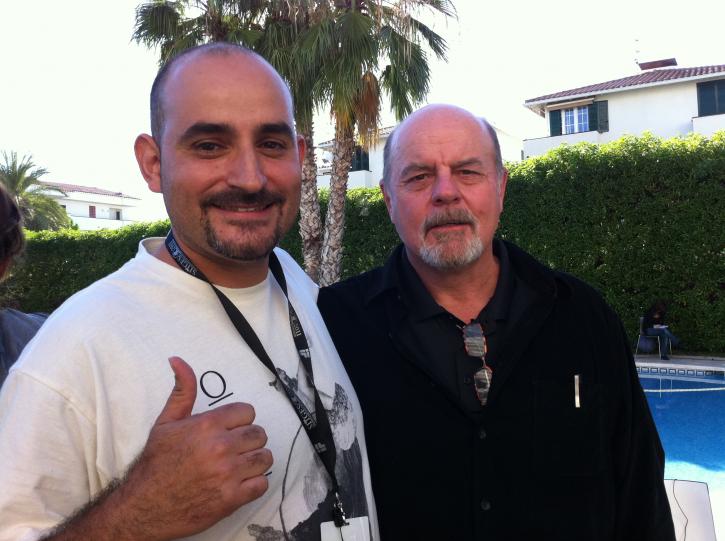 yo y el lider de la resistencia en V